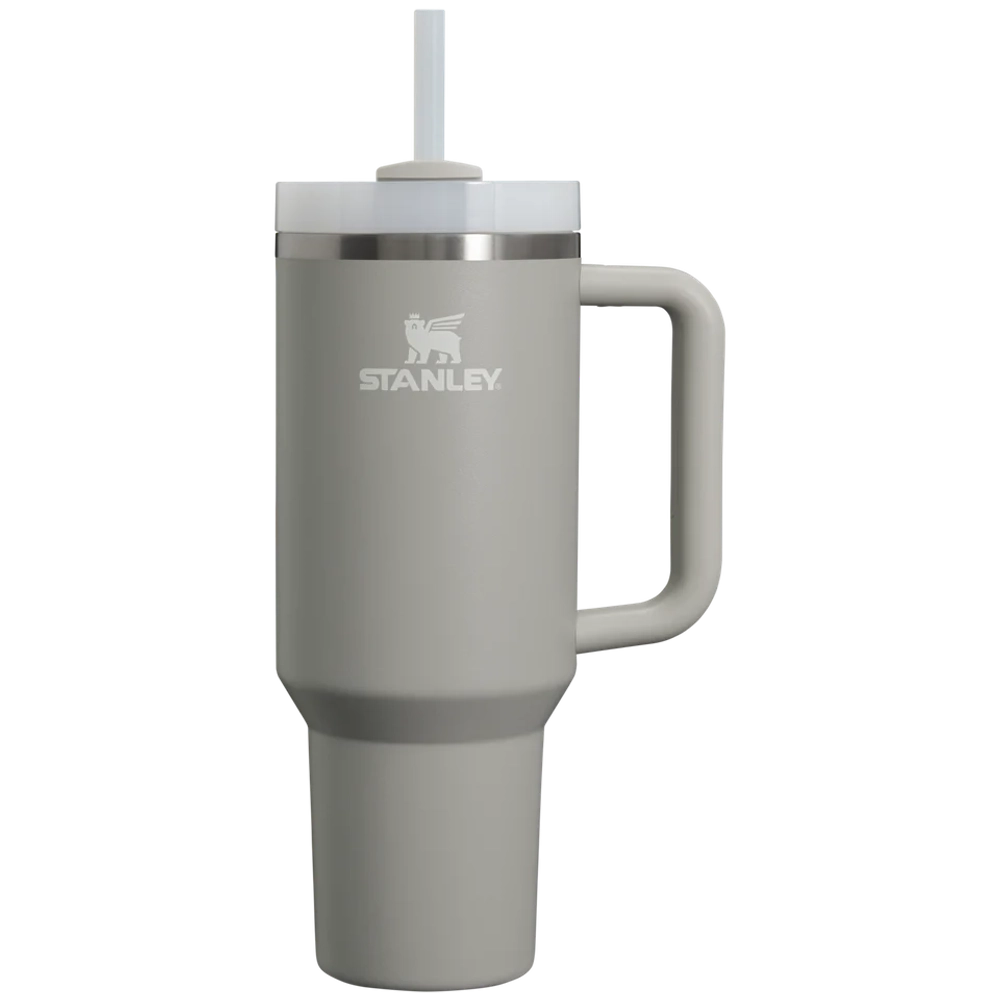 Термокружка Stanley Quencher H2.0 с трубочкой 1,18L серая