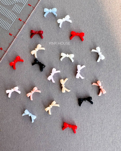 Бант кроха 09 разноцветный Pink House 20шт