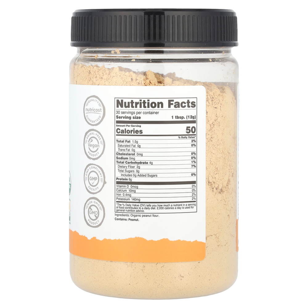 Nutricost, Pantry, порошок из органической арахисовой пасты, 354 г (12,6 унции)