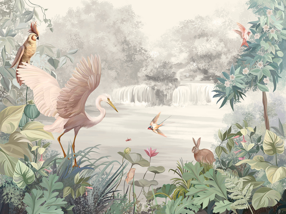 Дизайнерские обои Wall Street Fauna