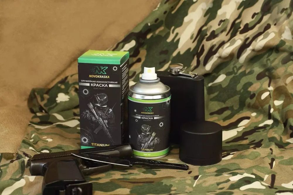 "Зеленый лесной", краска для оружия в баллоне "Titanium",   NK Novokraska