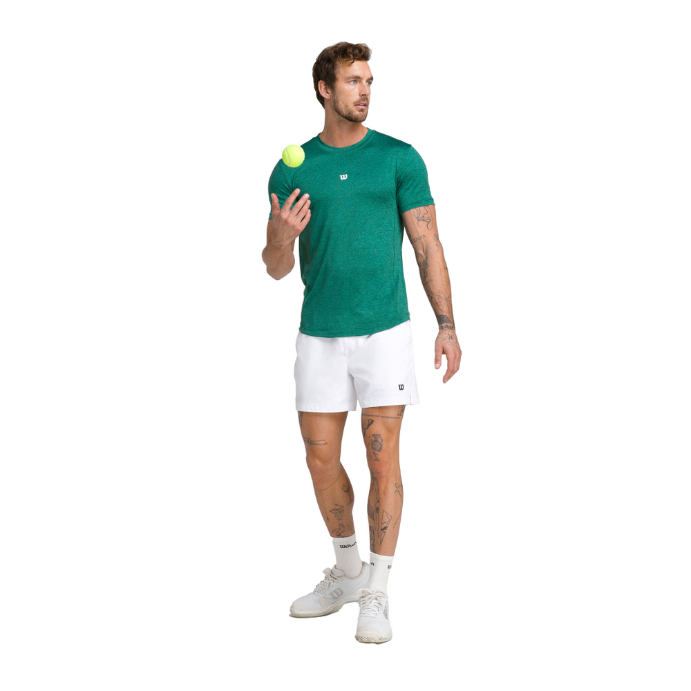 Мужское теннисное поло Wilson Everyday Performance T-Shirt Men - Green