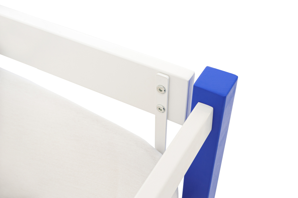 Детская кровать тахта Бельмарко Svogen сине-белый барашки