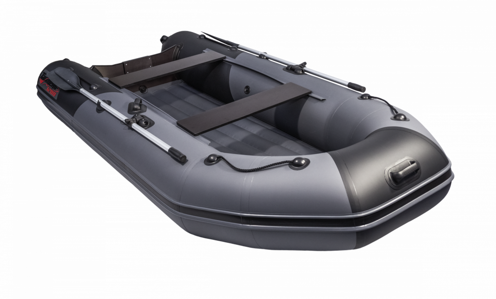 Таймень NX 3200 НДНД графит-черный + BST 40 L (комплект лодка + электромотор)