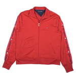Алая олимпийка Tommy Hilfiger с лампасами, М