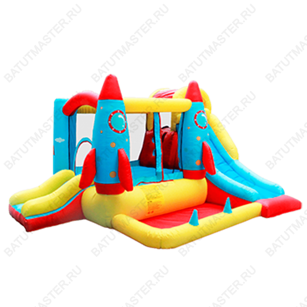 Батут для дома "Космические ракеты" 2,7*2,4*1,93 м