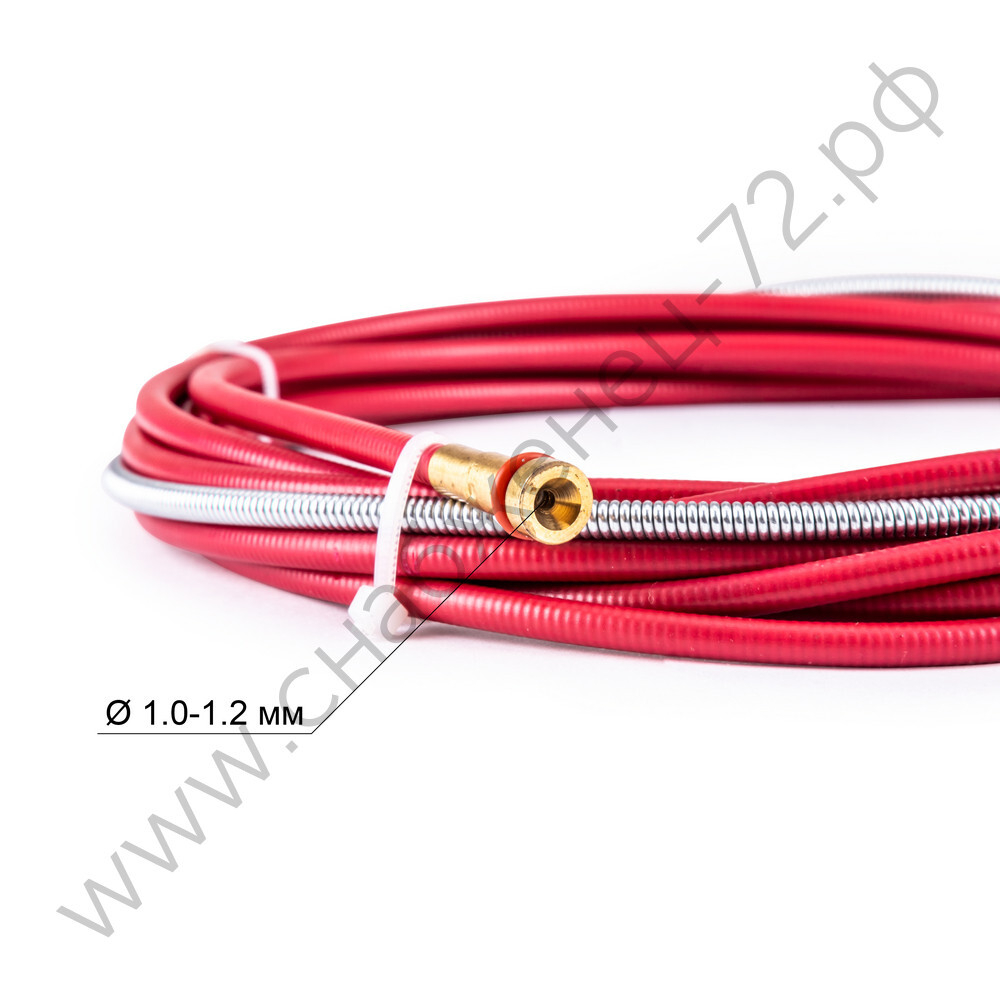 Канал 1,0-1,2мм сталь красный, 4м (124.0031/GM0511, RF-26, пр-во FoxWeld/КНР)