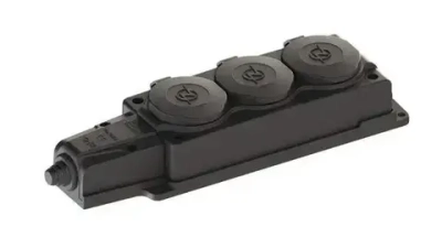 NE-AD Колодка каучуковая тройная (3 гнезда), 1 штука