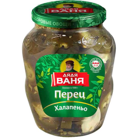 Перец Халапеньо Дядя Ваня 350 гр