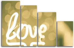 Модульная картина "Признание в любви"