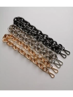 Алюминиевая крупная цепь 23*28 мм 60см