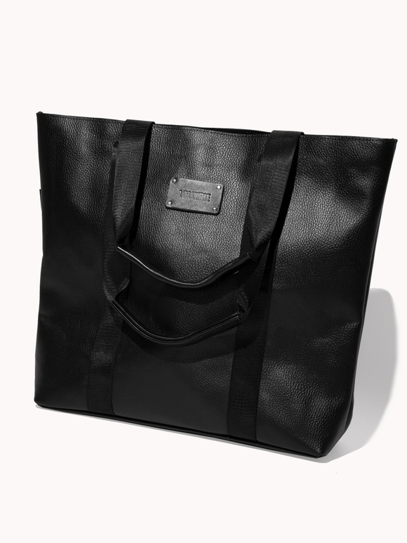 Кожаная сумка шоппер