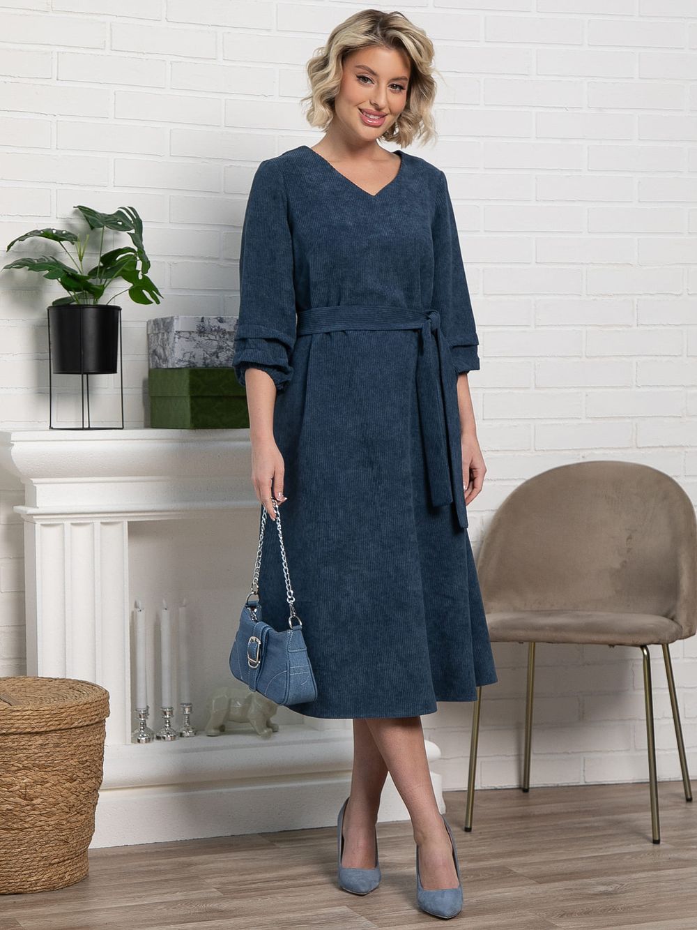 Платье Аглая (джинс) П15137-4М LT Collection