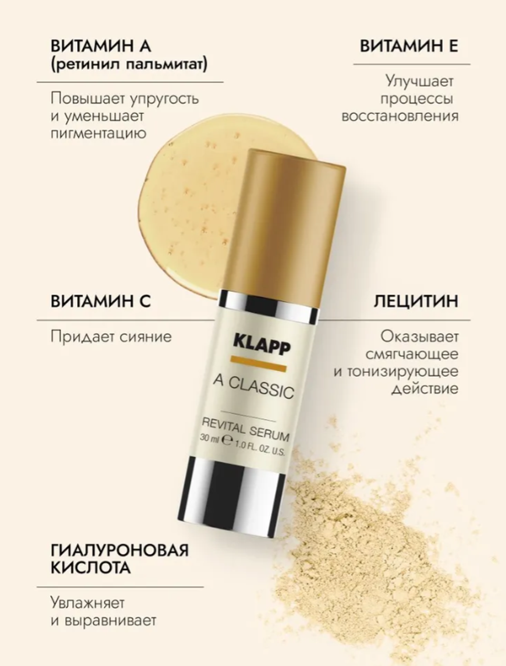 Восстанавливающая сыворотка / A CLASSIC Revital Serum 30мл