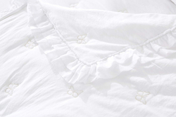 Покрывало 160х220 и наволочка 50х70 Sofi De MarkO Ребека Белая