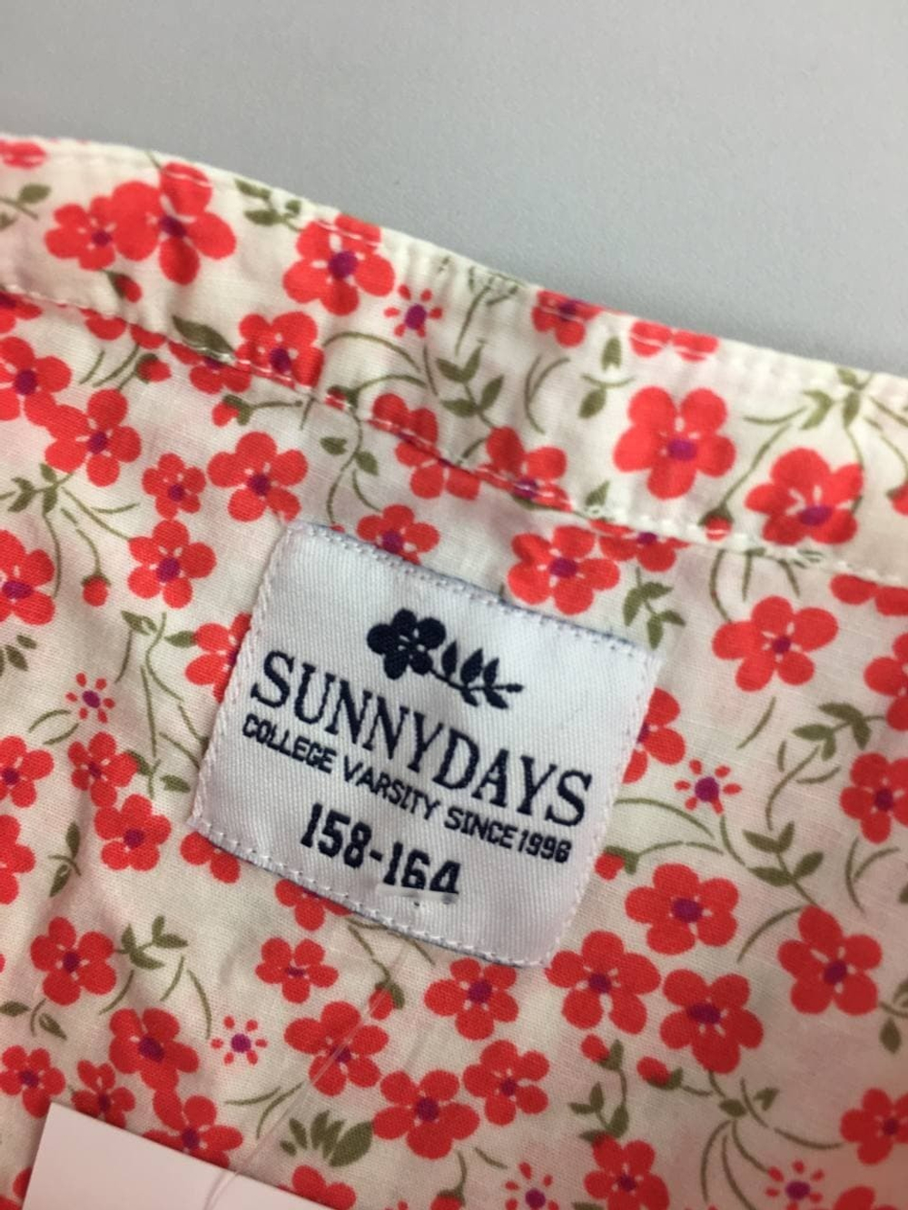 Рубашка SunnyDays с цветочным принтом 14 лет
