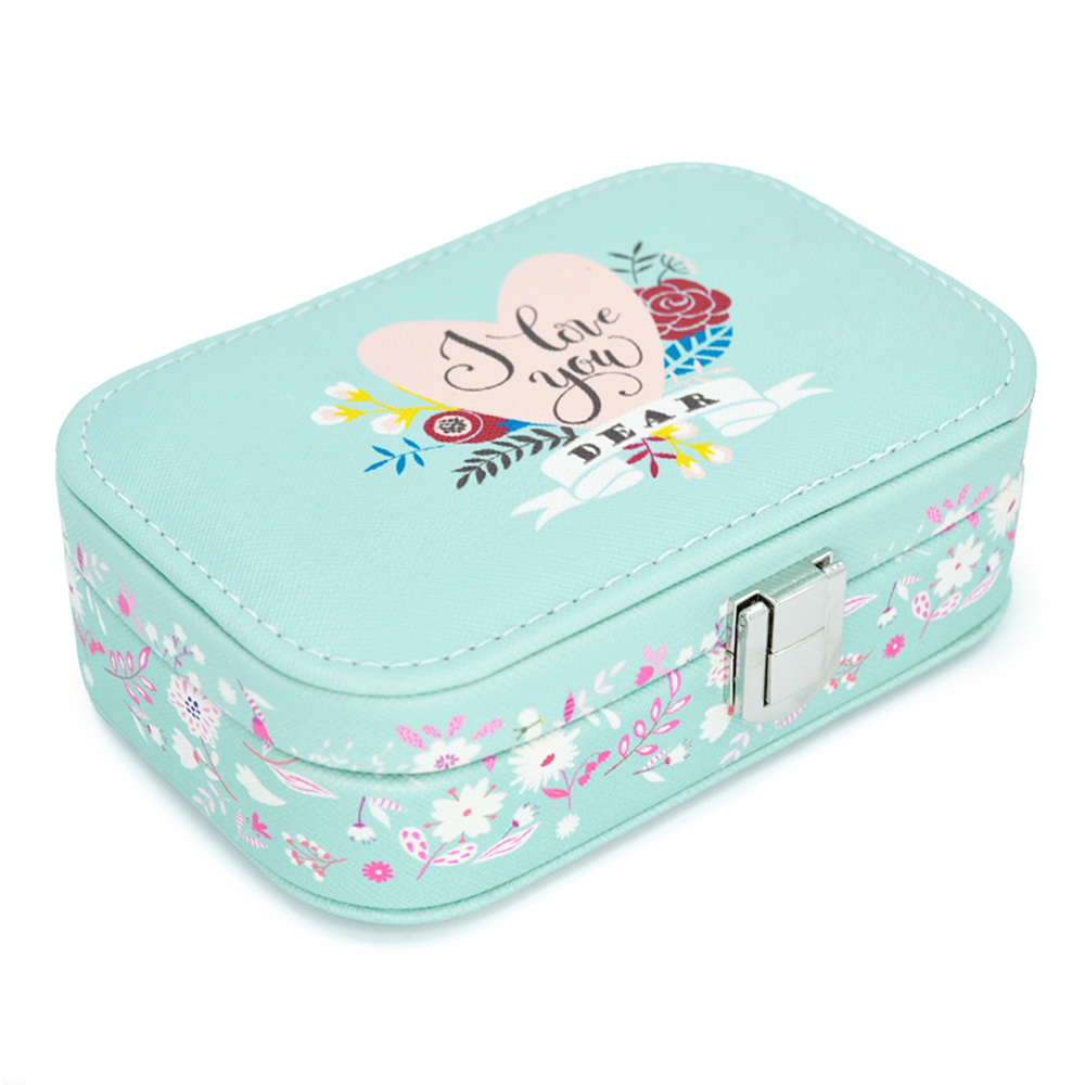 Шкатулка одноярусная для колец, серёжек и подвесок.