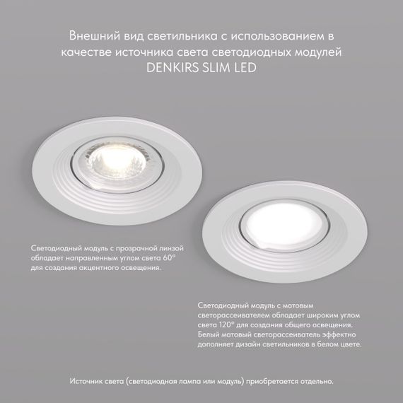 Встраиваемый светильник Denkirs Tisted DK3029-WH