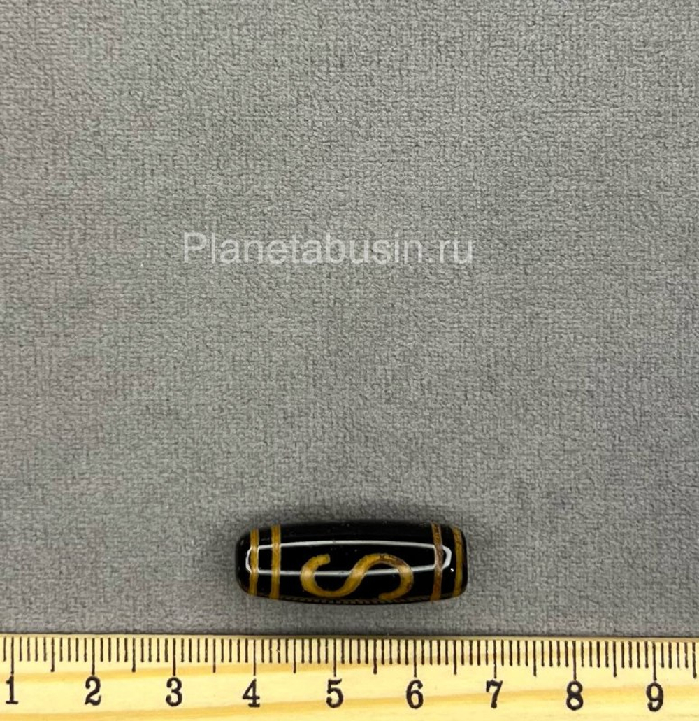 Бусина Дзи денежный крючок 1457