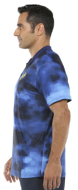 Мужское теннисное поло Bullpadel Versalles Polo Man - oceano profundo