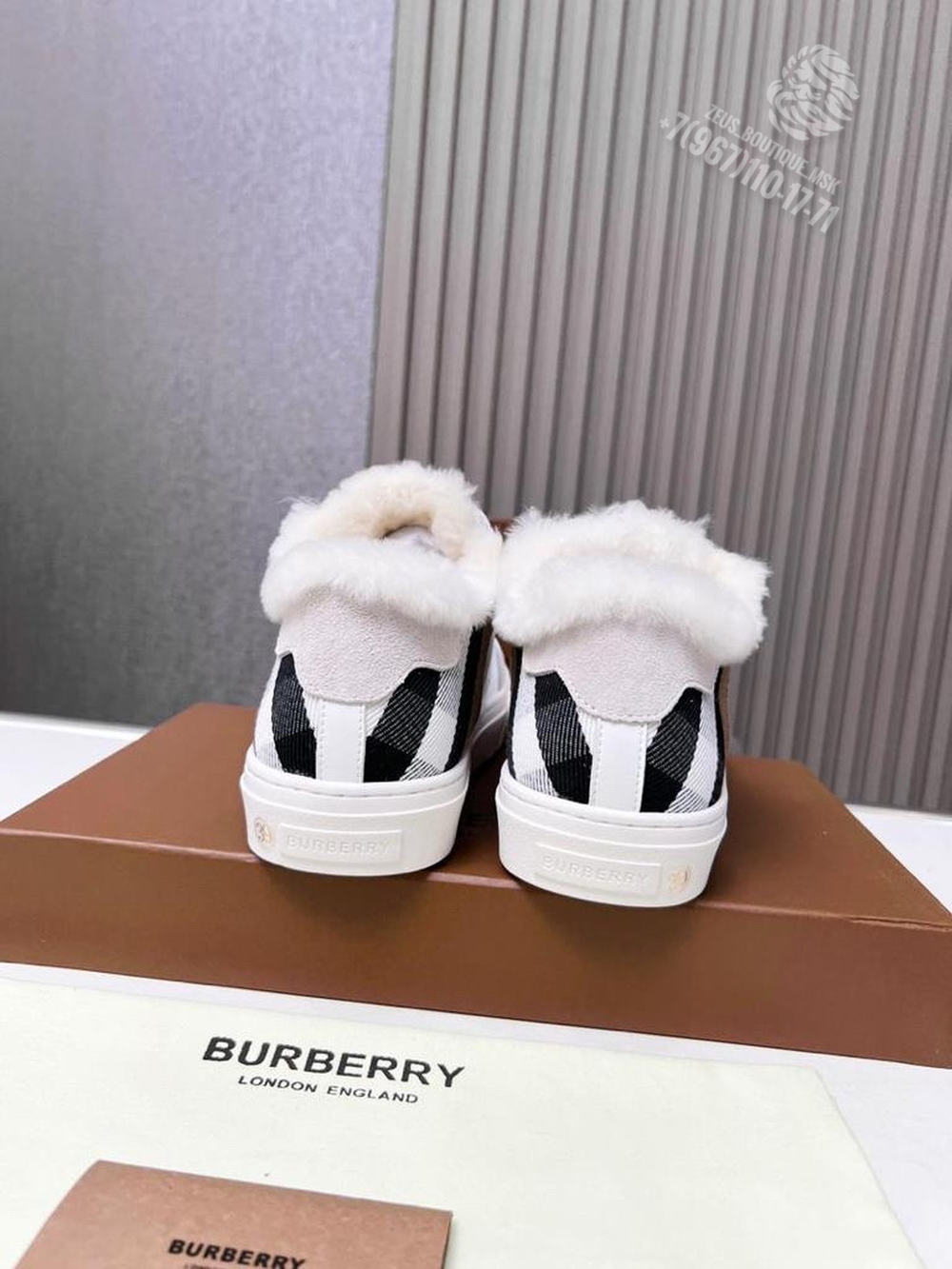 Кеды Burberry