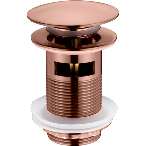 Слив для раковины Boheme 612/2-BRB BRUSHED BRONZE, click-clack, с переливом