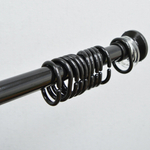 Карниз для ванной черный глянцевый