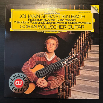 Бах- Произведения для лютни (Германия 1984г.)