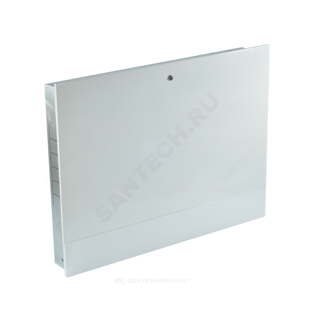 Шкаф коллекторный встраиваемый сталь ШРВ-4 850х120-180х648-708мм ФАЭКС