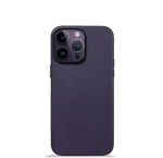 Чехол-накладка Kzdoo Mag Noble Collection MagSafe для Apple iPhone 14 Pro искусcтвенная кожа (карбоновый фиолетовый)
