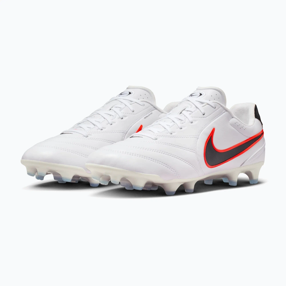 Футбольные бутсы Nike Tiempo Ligera Pro FG white/bright crimson/black