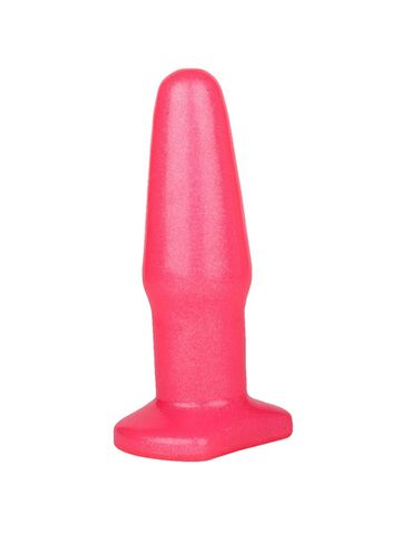 Розовый гелевый плаг на подставке - 14 см. (Цвет: розовый)