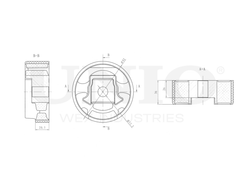 Опора двигателя нижняя UNIO RMP-15043