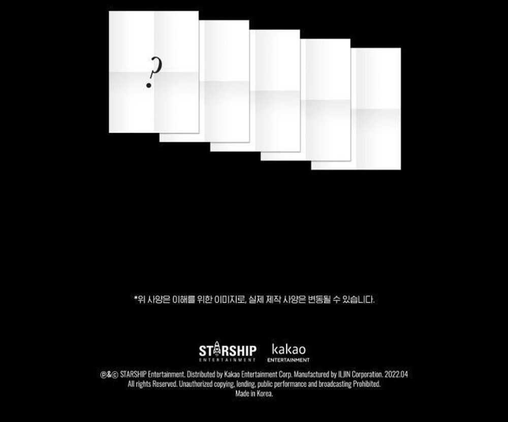 Альбом MONSTA X - SHAPE of LOVE 11th Mini Album RANDOM Version