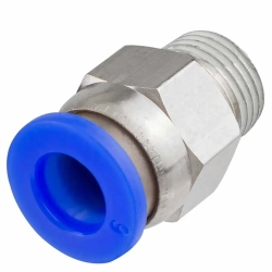 Фитинг для пластиковых трубок 6мм с наружной резьбой 1/8'' Forsage F-SPC06-01