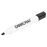 Маркер стираемый для белой доски ЧЕРНЫЙ, ОФИСМАГ, круглый наконечник, 3 мм, 152218