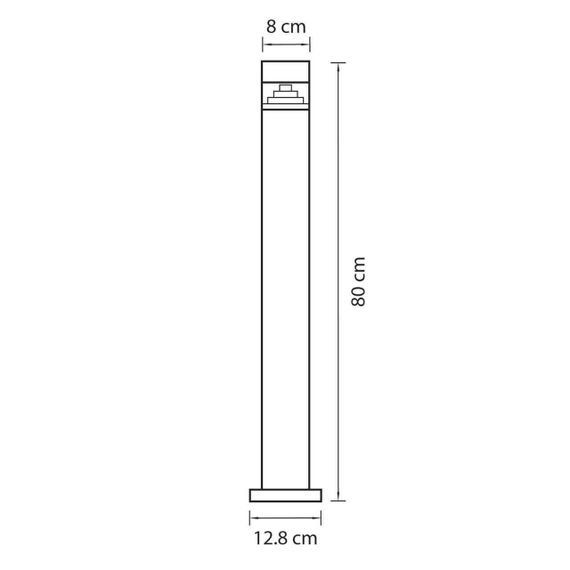 Уличный светодиодный светильник Lightstar Raggio 377707