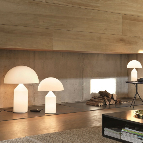 Лампа настольная Atollo OLUCE стекло/white 500х500х700h