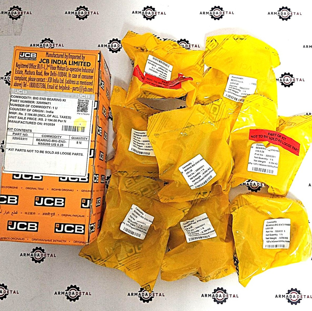 Комплект вкладышей шатунных (0,25 мм) | 320/09471, 320/09206 | JCB