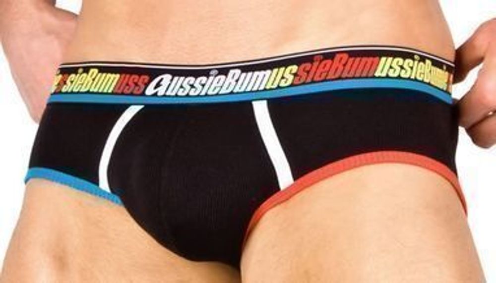 Мужские трусы брифы Aussiebum Pablo Black Brief