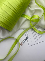 Косая бейка "Gamma" GK-12P 11 - 12 мм №125 ярко-салатовый