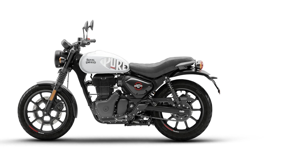 Royal Enfield Hunter 350 Dapper White
