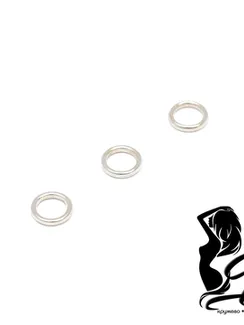 Кольцо Италия, 6 мм, металл, серебро