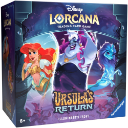 Disney Lorcana TCG - Ursula's Return Illumineer's Trove + 8 бустеров по 12 карт каждый 98352 / артикул   98352  / GTIN 4050368983527