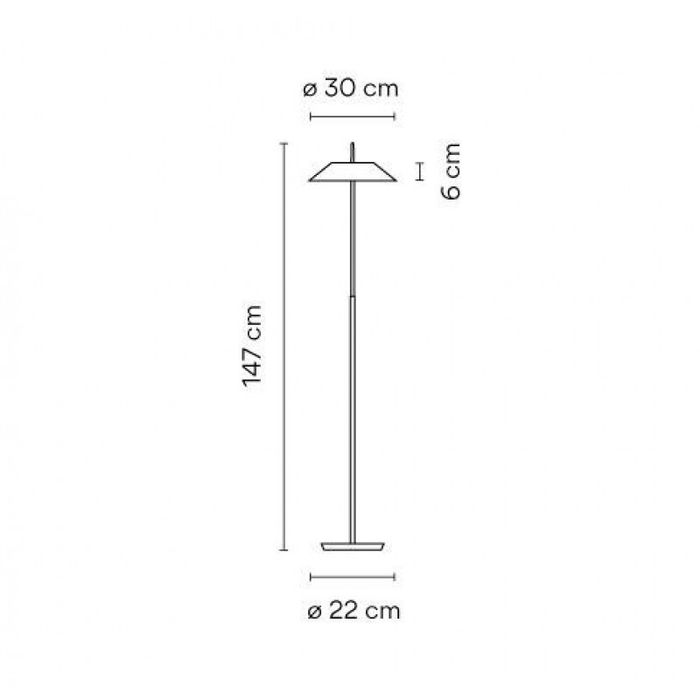 НАПОЛЬНЫЙ СВЕТИЛЬНИК  VIBIA Mayfair 5515