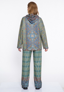 Комплект (худи и брюки) "Бестиарий", по мотивам Бестиария Бартоломея Английского, 15 век