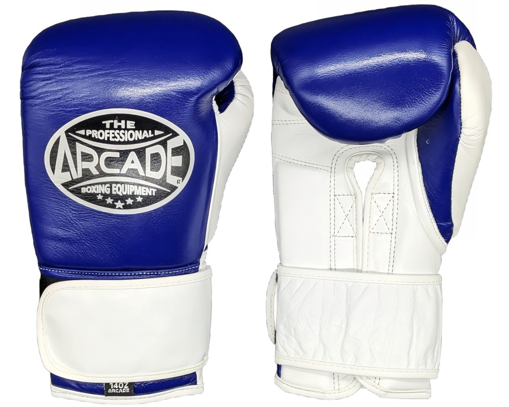 Боксерские перчатки Arcade Silver _blue_white