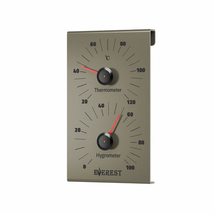 Термогигрометр EVEREST, алюминий PLATINUM (TG-24)