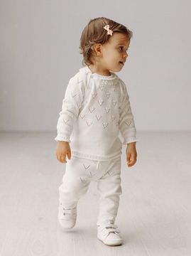 Костюм с галочками Leoking Белый