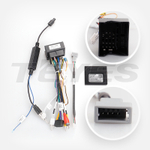 Комплект рамки с разъёмами 9"+can Peugeot 308 (2011-2015), 408 (2012-2017)c кнопками - Car-Smart 7115